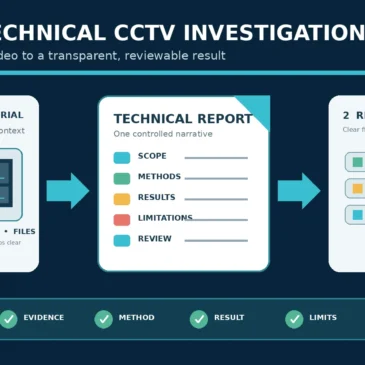 How to Create a Clear Technical CCTV Investigation Report