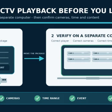 How to Verify CCTV Playback Before Leaving the Location